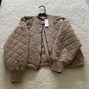 BB Dakota Quilted Brown Jacket